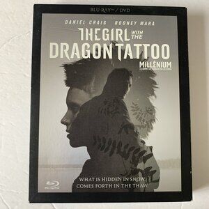 The Girl With the Dragon Tattoo (Blu-ray Disc, 2012, 3-Disc Set,...
